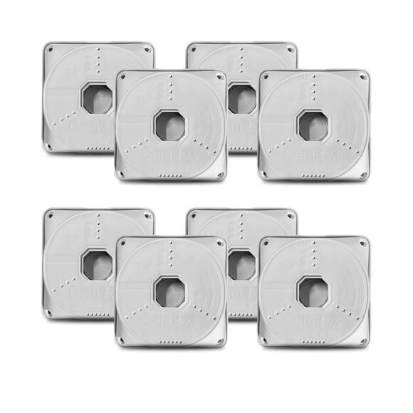 Universal Junction Box Hide Cable for Dome Bullet Outdoor Security Camera 8 Pack - Picture 1 of 9